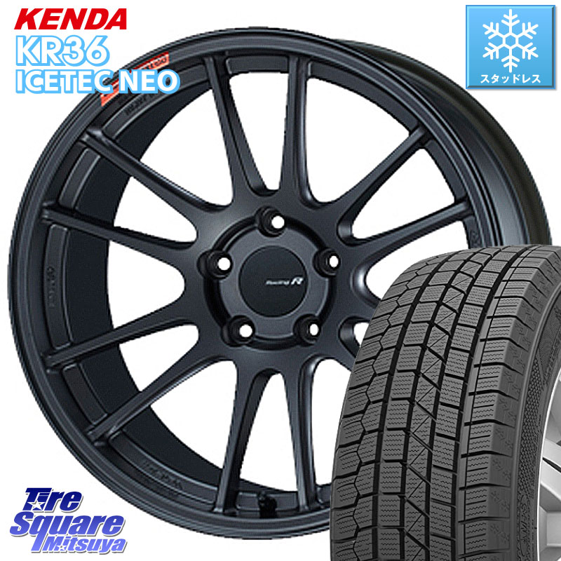 KENDA KR36 ICETEC NEO 2025年製 アイステックネオ ケンダ スタッドレス ミツヤ 225/45R18 ENKEI エンケイ Racing Revolution GTC01RR ホイール 18 X 8.5J(BMW F30 F31) +35 5穴 120 BMW 3シリーズ F30 F31 119,995円