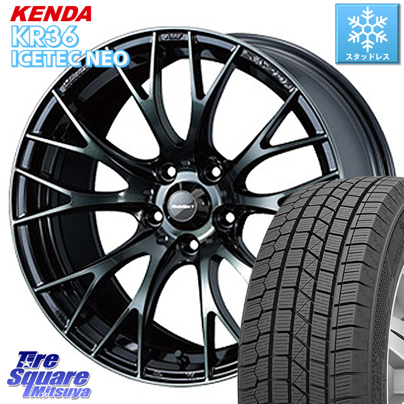 KENDA KR36 ICETEC NEO 2025年製 アイステックネオ ケンダ スタッドレス ミツヤ 215/70R16 WEDS 72722 SA-20R SA20R ウェッズ スポーツ ホイール 16インチ 16 X 7.0J +42 5穴 114.3 デリカD:5
