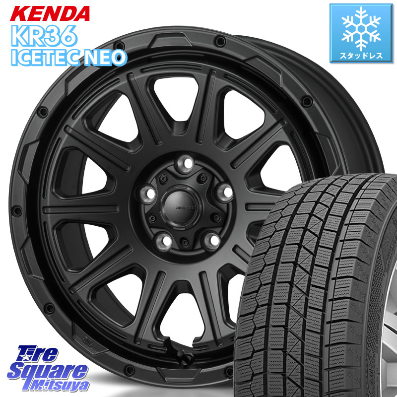 KENDA KR36 ICETEC NEO 2025年製 アイステックネオ ケンダ スタッドレス ミツヤ 215/55R17 MONZA HI-BLOCK REGULES BK 17インチ 17 X 7.5J +41 5穴 114.3 70系カムリ