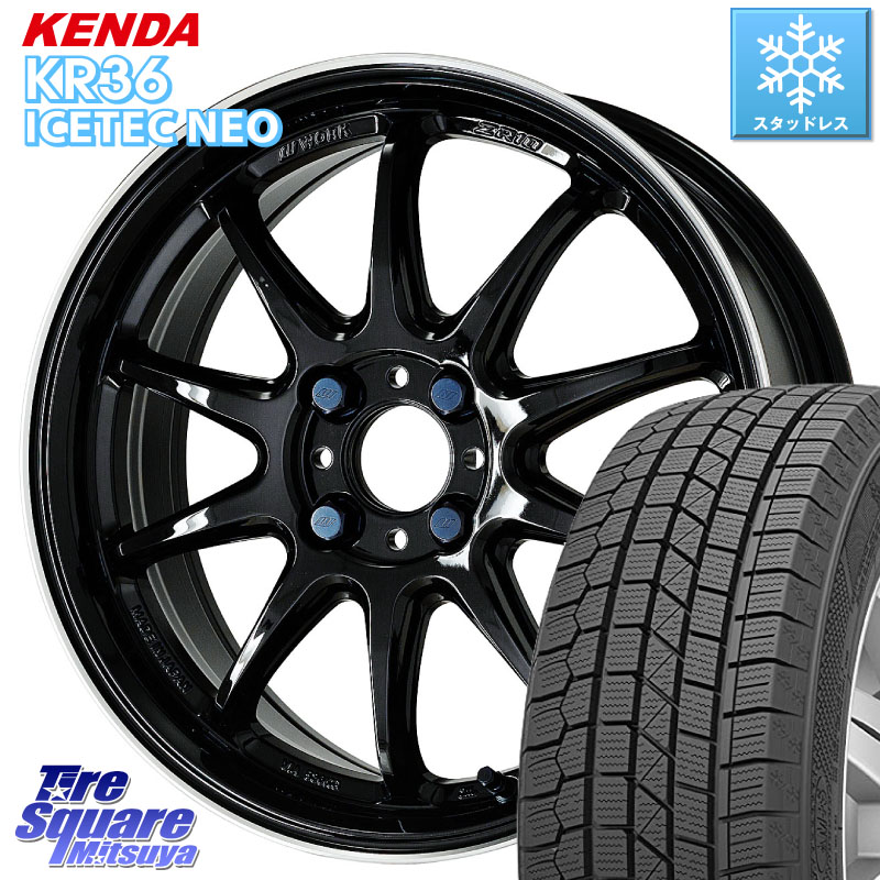 KENDA KR36 ICETEC NEO 2025年製 アイステックネオ ケンダ スタッドレス ミツヤ 215/70R16 WORK ワーク EMOTION エモーション ZR10 16インチ 16 X 6.5J +38 4穴 100