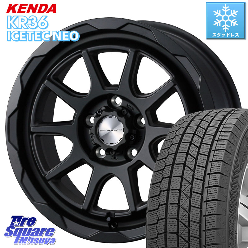 KENDA KR36 ICETEC NEO 2025年製 アイステックネオ ケンダ スタッドレス ミツヤ 215/70R16 WEDS マッドヴァンス 06 MUD VANCE 06 ウエッズ 16インチ 16 X 7.0J +38 5穴 114.3 デリカD:5