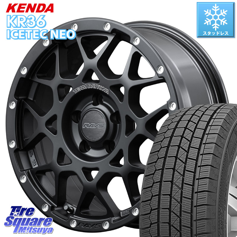 KENDA KR36 ICETEC NEO 2025年製 アイステックネオ ケンダ スタッドレス ミツヤ 215/70R16 RAYS 【欠品次回6~7月】 レイズ M8 デイトナ DAYTONA 16インチ 16 X 7.0J +37 5穴 114.3 デリカD:5