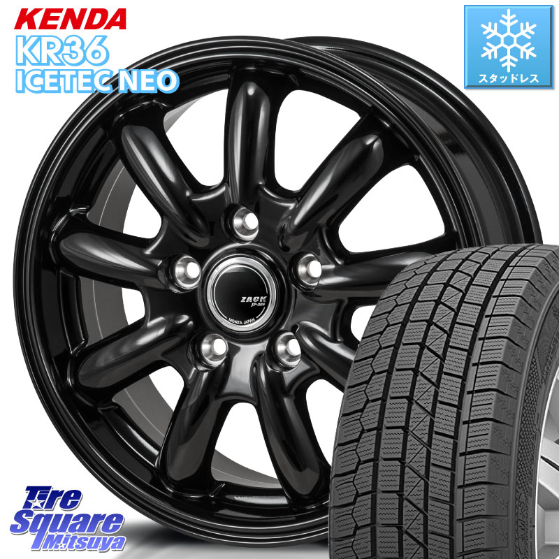 KENDA KR36 ICETEC NEO 2025年製 アイステックネオ ケンダ スタッドレス ミツヤ 215/70R16 Japan三陽 ZACK JP-209 JP209 ザック ホイール 16 X 6.5J +48 5穴 114.3 SK系フォレスター