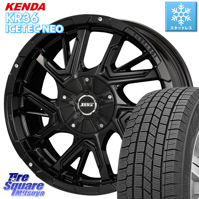 KENDA KR36 ICETEC NEO 2025年製 アイステックネオ ケンダ スタッドレス ミツヤ 215/70R16 KOSEI ボトムガルシア ゲラルディ ホイール 16 X 7.0J +42 5穴 114.3 デリカD:5