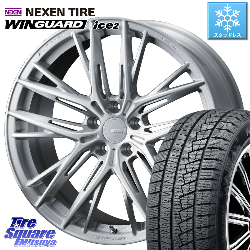 NEXEN WINGUARD ice2 2025年製 スタッドレス ミツヤ ネクセン ウィンガードアイス2 245/45R18 WEDS F ZERO FZ-5 FZ5 鍛造 FORGED ホイール 18インチ エフゼロ 18 X 8.5J +35 5穴 114.3