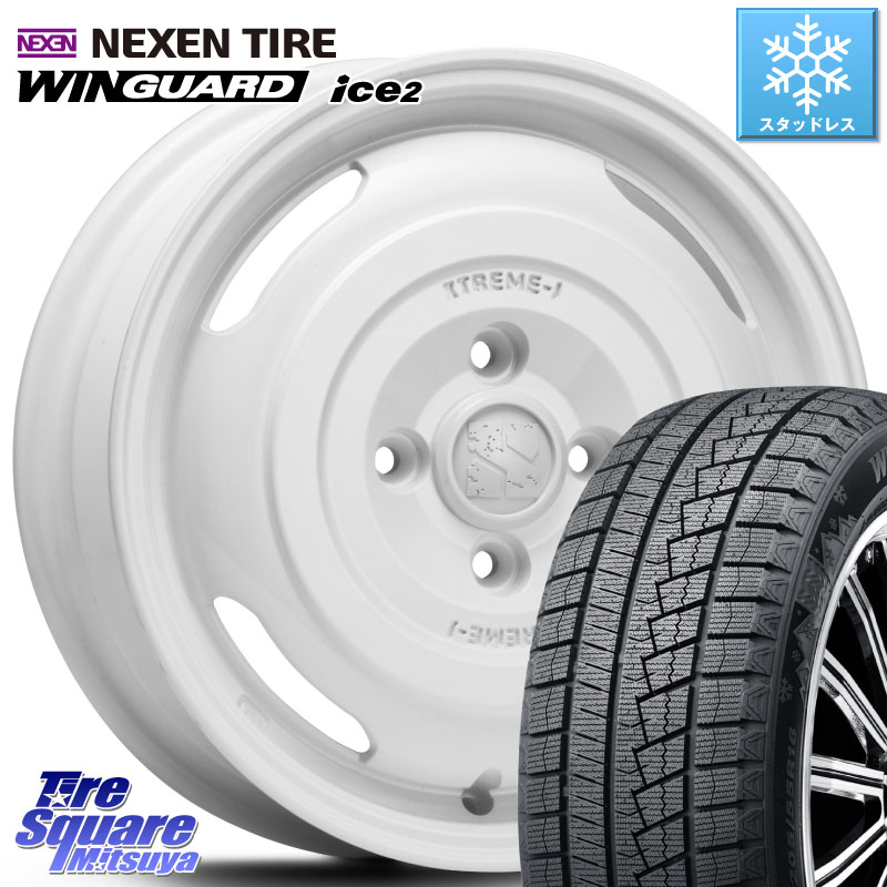 NEXEN WINGUARD ice2 2025年製 ネクセン ウィンガードアイス2 スタッドレスタイヤ 165/70R14MLJ JOURNEY ジャーニー XTREME-J エクストリームJ ホイール 14インチ 14X4.5J 43 4穴 100 Mx27/37/47Sソリオ・MB37SデリカD2 MAx6S系ソリオ デリカD:2 D2 ラピュタ ハスラー|タイヤスクエアミツヤ