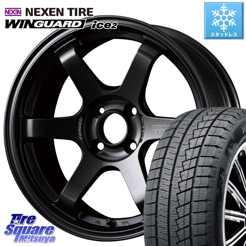 NEXEN WINGUARD ice2 2025年製 スタッドレス ミツヤ ネクセン ウィンガードアイス2 205/55R16 RAYS 【欠品次回10~11月】 VOLK RACING TE37 SONIC TE37 ソニック ホイール 16インチ 16 X 6.0J +42 4穴 100 E13オーラ