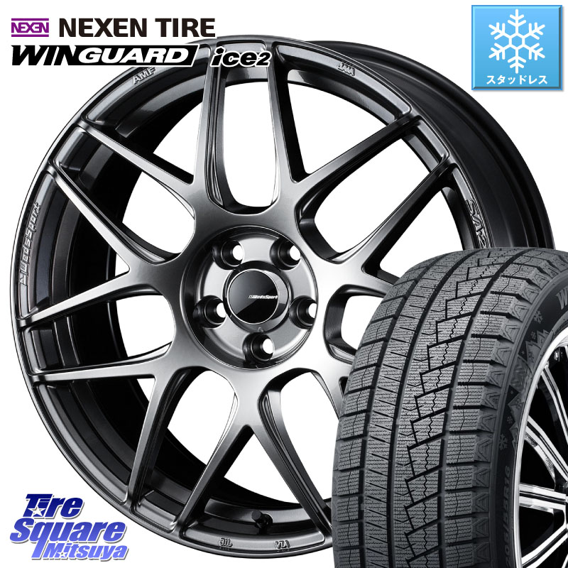 NEXEN WINGUARD ice2 2025年製 スタッドレス ミツヤ ネクセン ウィンガードアイス2 235/45R18WEDS WedsSport SA-27R SA27R ウェッズ スポーツ ホイール 18インチ 18X7.5J 35 5穴 114.3 CY2アコード ES レクサス アコード|タイヤスクエアミツヤ