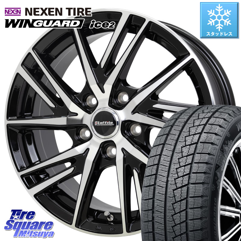 NEXEN WINGUARD ice2 2025年製 スタッドレス ミツヤ ネクセン ウィンガードアイス2 235/45R18HotStuff ラフィット LW06-2 LW-06-2 ホイール 18インチ 18X8.0J 42 5穴 114.3 CY2アコード 70系カムリ スカイラインセダン 日産 ES レクサス GS (GS F除く) レクサス アコー|タイヤスクエアミツヤ