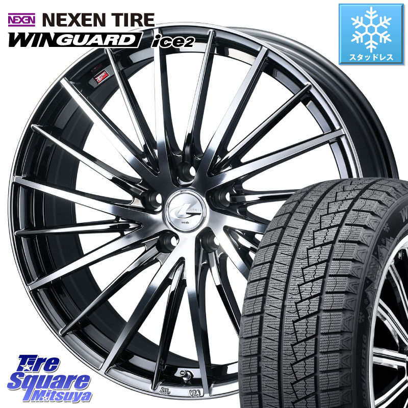 NEXEN WINGUARD ice2 2025年製 スタッドレス ミツヤ ネクセン ウィンガードアイス2 225/45R18WEDS LEONIS FR レオニス FR ホイール 18インチ 18X7.0J 40 5穴 114.3 90系ノア/ヴォクシー RP6～8ステップワゴン ZE1リーフ プリウスアルファ ジューク JUKE 日産 ステージ｜タイヤスクエアミツヤ