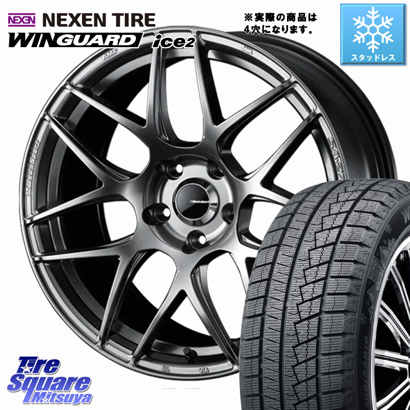 NEXEN WINGUARD ice2 2025年製 スタッドレス ミツヤ ネクセン ウィンガードアイス2 185/65R15WEDS WedsSport SA-27R SA27R ウェッズ スポーツ ホイール 15インチ 15X6.0J 48 4穴 100 E13ノート ノート NOTE 日産 アクア|タイヤスクエアミツヤ