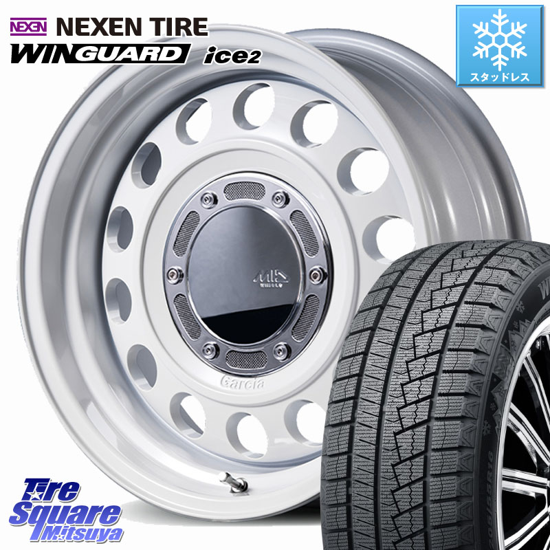 NEXEN WINGUARD ice2 2025年製 スタッドレス ミツヤ ネクセン ウィンガードアイス2 155/65R14 MANARAY MID GARCIA CISCO Type2 ホイール 14インチ 14 X 4.5J +45 4穴 100 N-BOX デリカミニ2WD タント スペーシア サクラ ハイゼット アゲトラCustom車用※軽自動車専用ホ