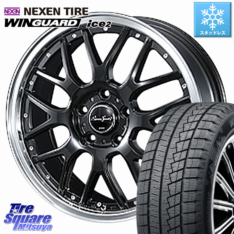 NEXEN WINGUARD ice2 2025年製 スタッドレス ミツヤ ネクセン ウィンガードアイス2 225/45R17BLEST EuroSport Type815 ホイール 17インチ 17X7.0J 48 5穴 114.3|タイヤスクエアミツヤ