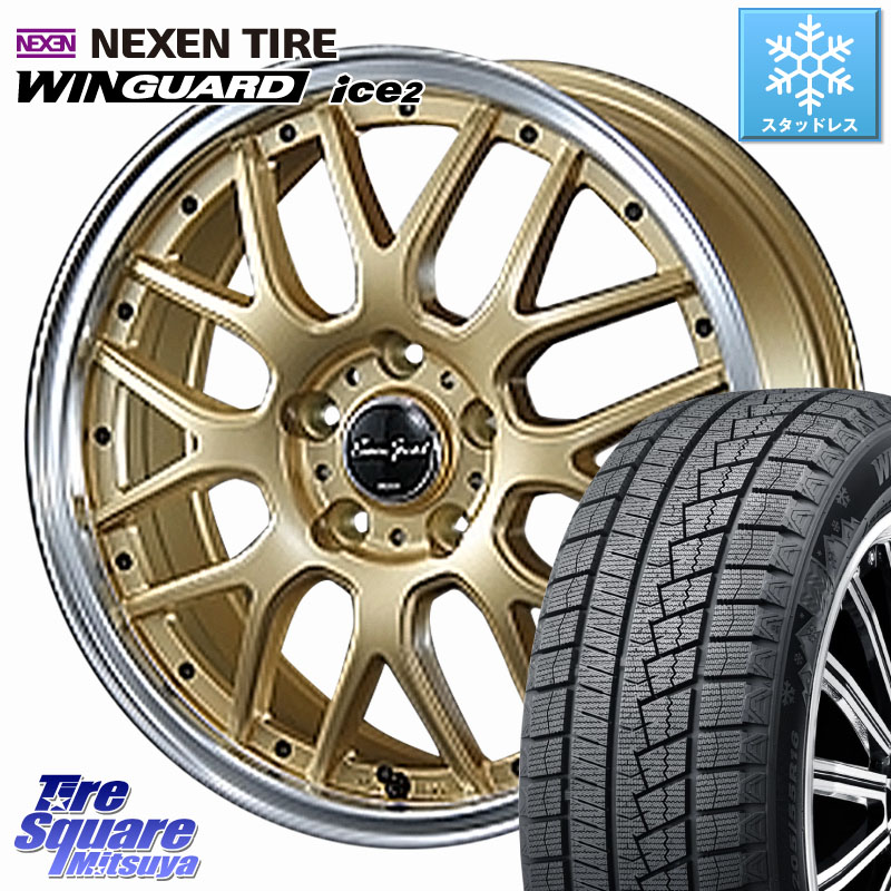NEXEN WINGUARD ice2 2025年製 スタッドレス ミツヤ ネクセン ウィンガードアイス2 225/45R17BLEST EuroSport Type815 ホイール 17インチ 17X7.0J 48 5穴 100 カローラスポーツ BRZ/86/GR86 GR 86 ハチロク 86 ハチロク｜タイヤスクエアミツヤ