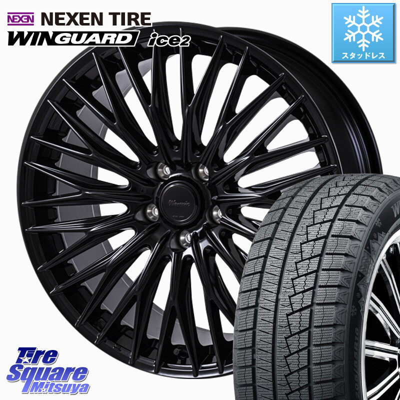 NEXEN WINGUARD ice2 2025年製 スタッドレス ミツヤ ネクセン ウィンガードアイス2 235/45R18MONZA Warwic CLYVER クライヴァー ホイール 18インチ 18X7.5J 48 5穴 114.3 CY2アコード アコード|タイヤスクエアミツヤ