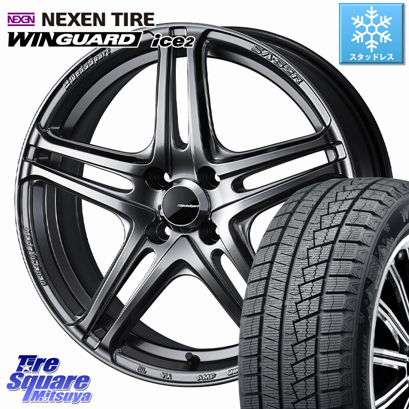 NEXEN WINGUARD ice2 2025年製 スタッドレス ミツヤ ネクセン ウィンガードアイス2 185/65R15WEDS WedsSport SA-52R SA52R ウェッズ スポーツ ホイール 15インチ 15X6.0J 38 4穴 100 アクアクロスオーバー FITクロスター イスト ist カローラフィールダー｜タイヤスクエアミツヤ 66,539円