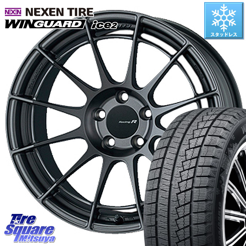 NEXEN WINGUARD ice2 2025年製 スタッドレス ミツヤ ネクセン ウィンガードアイス2 225/45R18 ENKEI エンケイ Racing Revolution NT03RR GM ホイール 18 X 8.5J(BMW F32 F33) +30 5穴 120 BMW 4シリーズ F32 F33 F36 114,345円