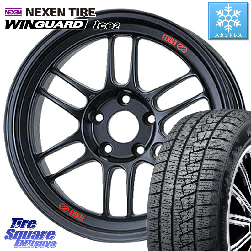 NEXEN WINGUARD ice2 2025年製 スタッドレス ミツヤ ネクセン ウィンガードアイス2 235/45R18ENKEI エンケイ Racing RPF1 ホイール 18X7.5J 48 5穴 114.3 CY2アコード アコード|タイヤスクエアミツヤ