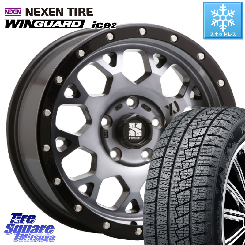 NEXEN WINGUARD ice2 2025年製 スタッドレス ミツヤ ネクセン ウィンガードアイス2 225/55R17 MLJ XJ04 XTREME-J エクストリームJ ホイール 17インチ 17 X 7.0J +42 5穴 114.3 MAZDA6 10系アルファード