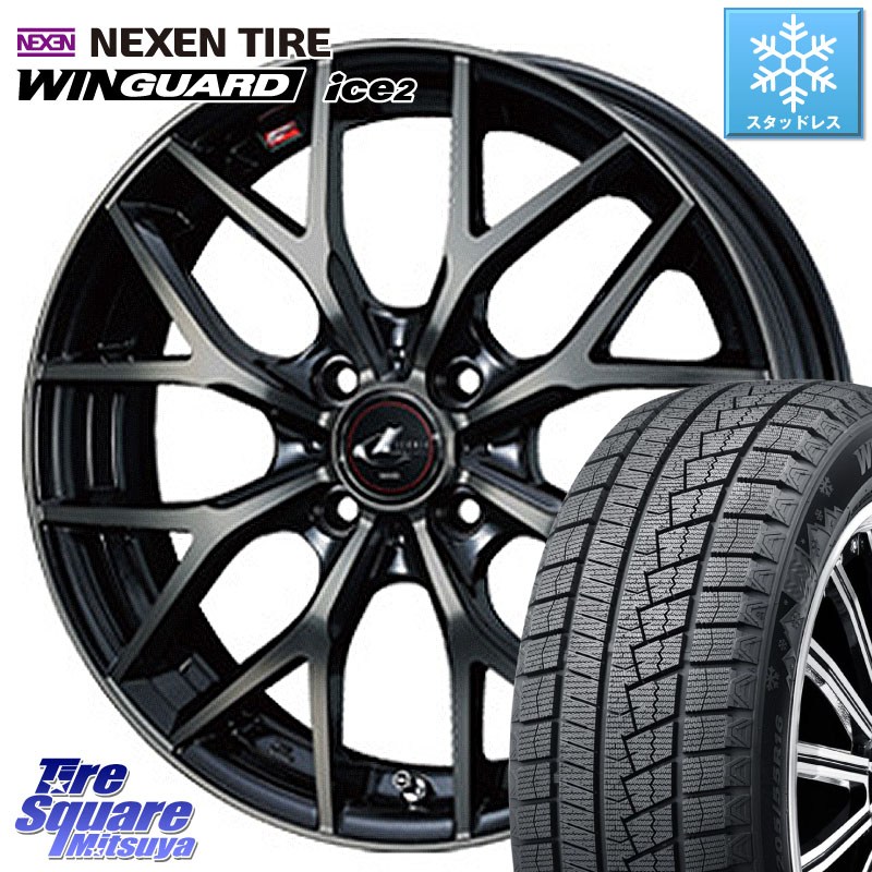 NEXEN WINGUARD ice2 2025年製 ネクセン ウィンガードアイス2 スタッドレスタイヤ 165/70R14 WEDS レオニス MX ウェッズ Leonis ホイール 14インチ 14 X 4.5J +45 4穴 100 Mx27/37/47Sソリオ・デリカD2 ハスラー MAx6S系ソリオ