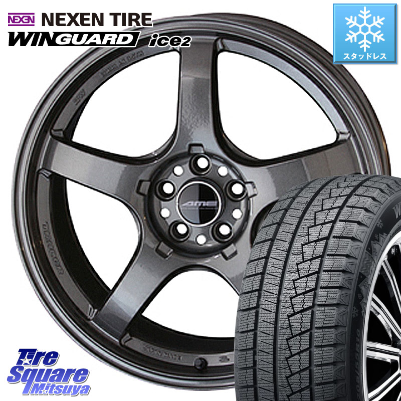 NEXEN WINGUARD ice2 2025年製 スタッドレス ミツヤ ネクセン ウィンガードアイス2 235/45R18KYOHO 【欠品次回8月上旬】TRACER GT-V GTV GB 軽量 ホイール 18インチ 18X8.5J 38 5穴 114.3|タイヤスクエアミツヤ