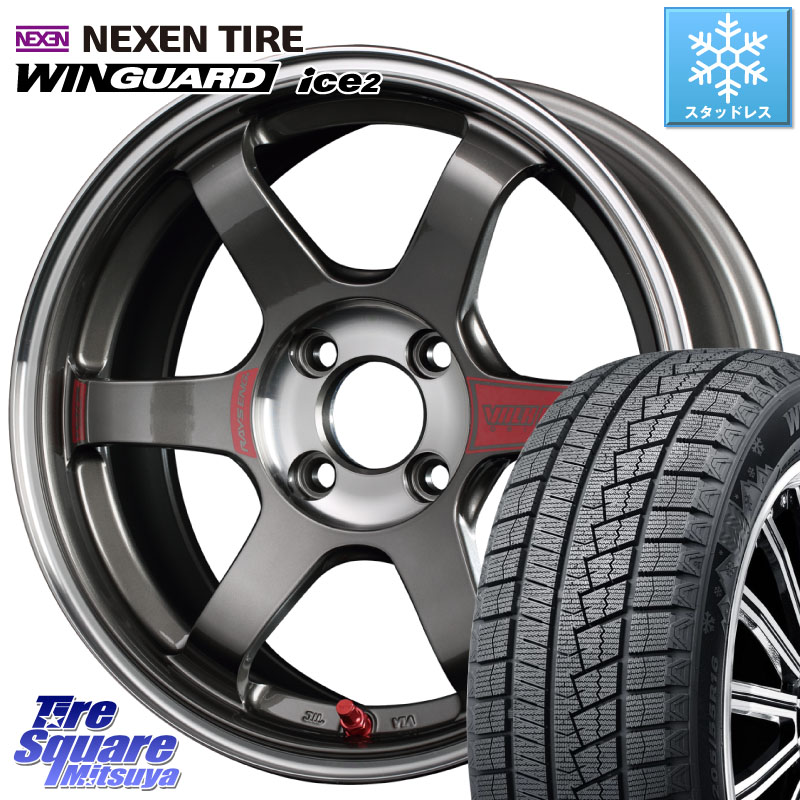NEXEN WINGUARD ice2 2025年製 スタッドレス ミツヤ ネクセン ウィンガードアイス2 185/65R15 RAYS 【欠品次回10~11月】 レイズ TE37 ボルクレーシング SONIC SL ホイール 15インチ 15 X 5.5J +44 4穴 100 アクアクロスオーバー FITクロスター