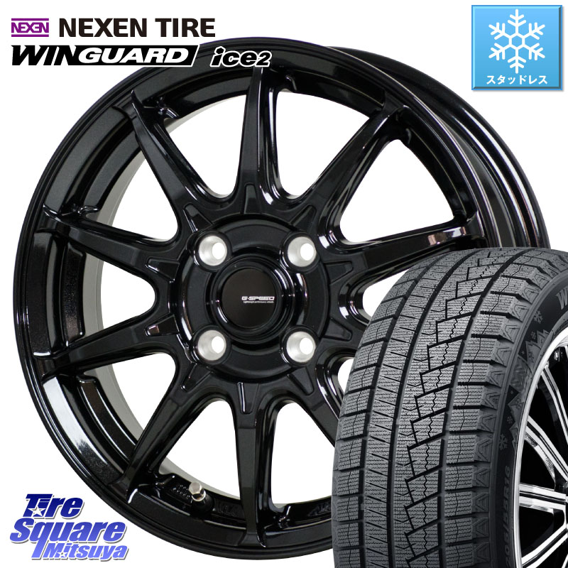 NEXEN WINGUARD ice2 2025年製 ネクセン ウィンガードアイス2 スタッドレスタイヤ 175/65R14 HotStuff G-SPEED G-05 G05 14インチ ジースピード ホイール 14 X 5.5J +45 4穴 100