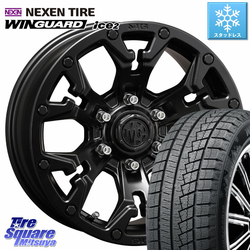 NEXEN WINGUARD ice2 2025年製 スタッドレス ミツヤ ネクセン ウィンガードアイス2 225/50R17 CRIMSON クリムソン GOLEM ゴーレム 17インチ 17 X 7.0J +32 5穴 114.3