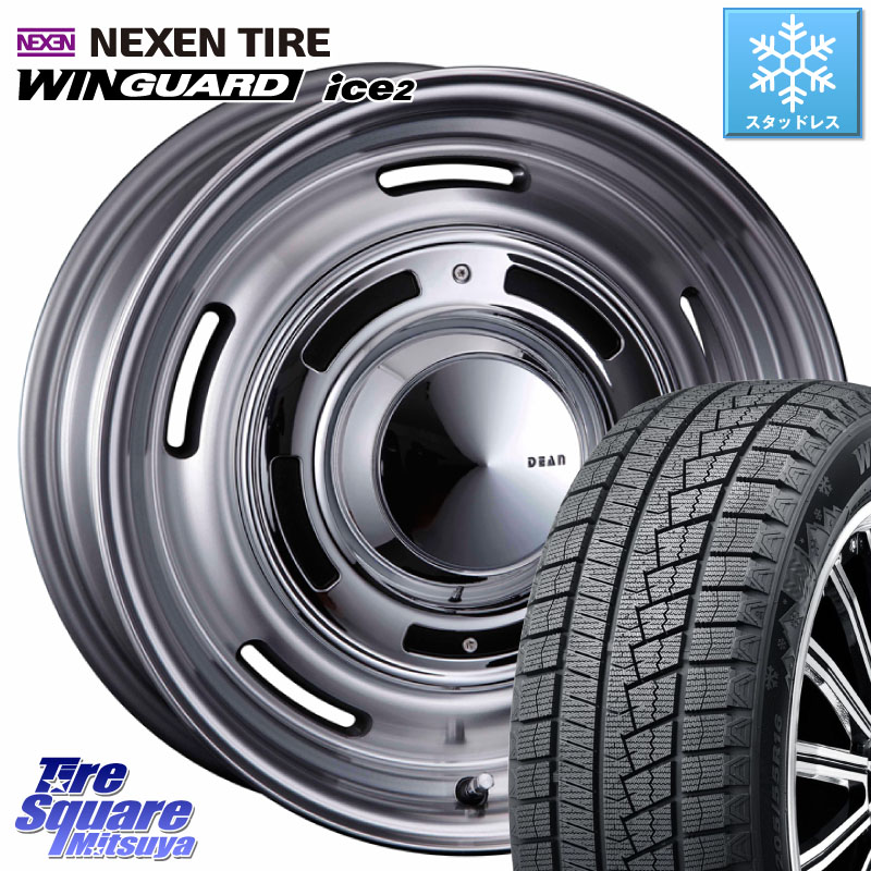 NEXEN WINGUARD ice2 2025年製 スタッドレス ミツヤ ネクセン ウィンガードアイス2 225/50R17 CRIMSON ディーン クロスカントリー グレー 17インチ 17 X 7.0J +47 5穴 114.3 WRX S4(VBH)