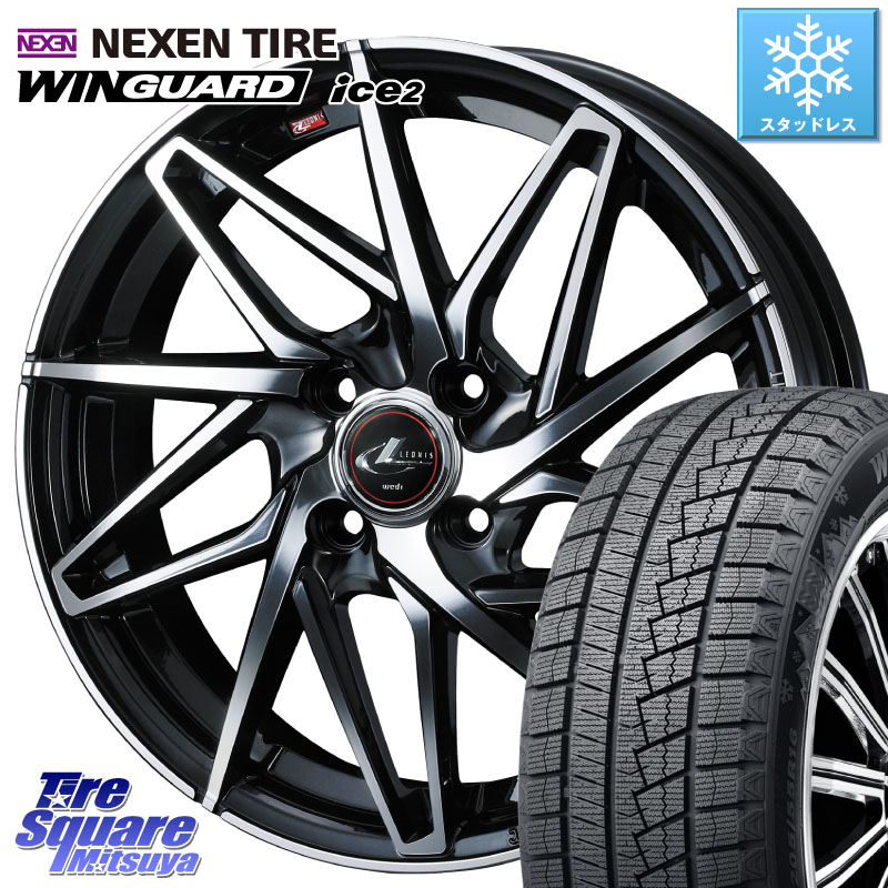 NEXEN WINGUARD ice2 2025年製 スタッドレス ミツヤ ネクセン ウィンガードアイス2 205/55R16 WEDS 40576 レオニス LEONIS IT PBMC 16インチ 16 X 6.0J +50 4穴 100