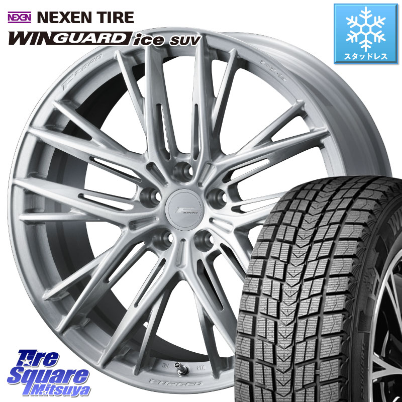 NEXEN WINGUARD ice SUV 2025年製 スタッドレス ミツヤ ネクセン ウィンガードアイスSUV 235/55R19 WEDS F ZERO FZ-5 FZ5 鍛造 FORGED ホイール 19インチ エフゼロ 19 X 8.5J +48 5穴 114.3