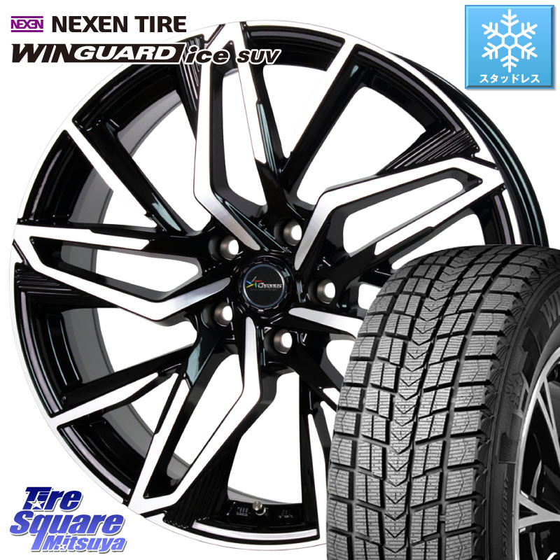 NEXEN WINGUARD ice SUV 2025年製 スタッドレス ミツヤ ネクセン ウィンガードアイスSUV 235/55R18 HotStuff Chronus CH-112 クロノス CH112 ホイール 18インチ 18 X 8.0J +42 5穴 114.3 T32エクストレイル