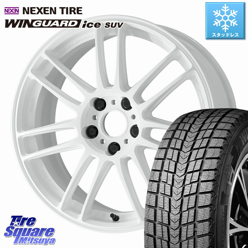 NEXEN WINGUARD ice SUV 2025年製 スタッドレス ミツヤ ネクセン ウィンガードアイスSUV 235/55R19 WORK EMOTION ZR7 ホイール 19インチ 19 X 8.5J +30 5穴 114.3