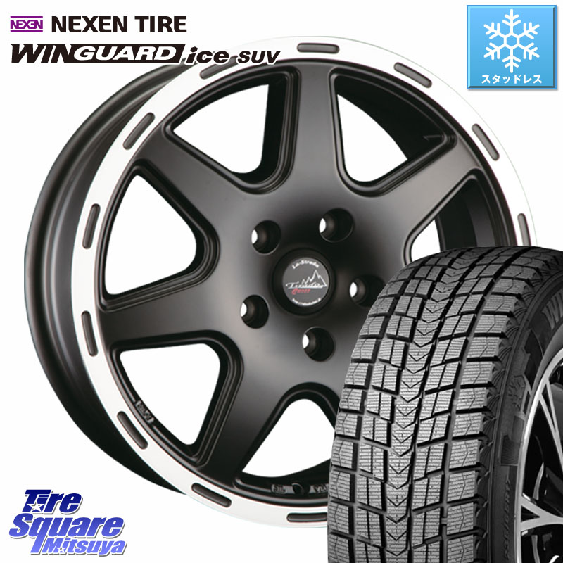 NEXEN WINGUARD ice SUV 2025年製 スタッドレス ミツヤ ネクセン ウィンガードアイスSUV 235/55R18 阿部商会 TIRADO CROSS ホイール 18インチ 18 X 7.0J(US) +40 5穴 110