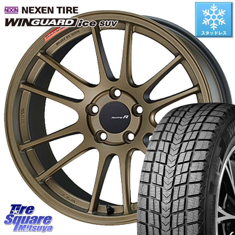 NEXEN WINGUARD ice SUV 2025年製 スタッドレス ミツヤ ネクセン ウィンガードアイスSUV 225/50R18 ENKEI エンケイ Racing Revolution GTC01RR ホイール 18 X 8.0J +45 5穴 114.3