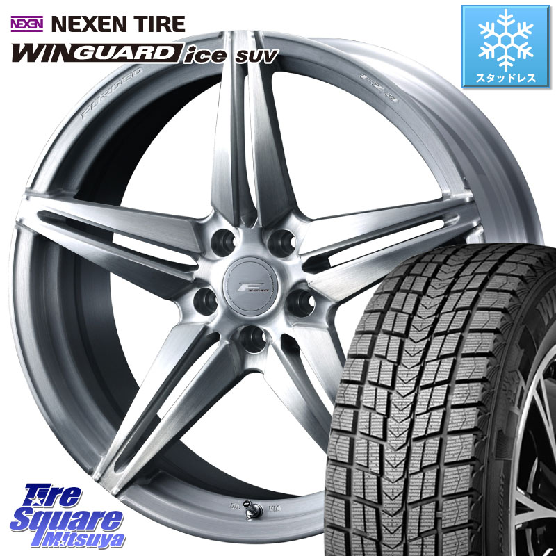NEXEN WINGUARD ice SUV 2025年製 スタッドレス ミツヤ ネクセン ウィンガードアイスSUV 225/50R18 WEDS F ZERO FZ-3 FZ3 鍛造 FORGED ホイール18インチ エフゼロ 18 X 7.5J +48 5穴 114.3 C-HR 50系エスティマ RV系ヴェゼル RC系オデッセイ後期 MAZDA6 BN・BL系レガシ
