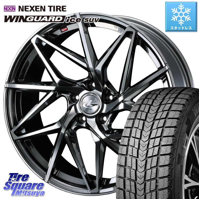 NEXEN WINGUARD ice SUV 2025年製 スタッドレス ミツヤ ネクセン ウィンガードアイスSUV 225/55R18 WEDS 40606 レオニス LEONIS IT 18インチ 18 X 7.0J +47 5穴 100