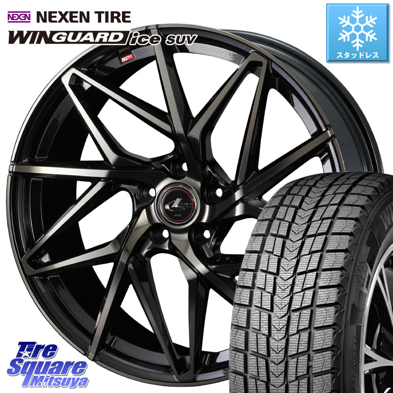 NEXEN WINGUARD ice SUV 2025年製 スタッドレス ミツヤ ネクセン ウィンガードアイスSUV 235/55R19 WEDS 40623 レオニス LEONIS IT PBMCTI 19インチ 19 X 8.0J +35 5穴 114.3 アウトランダーPHEV