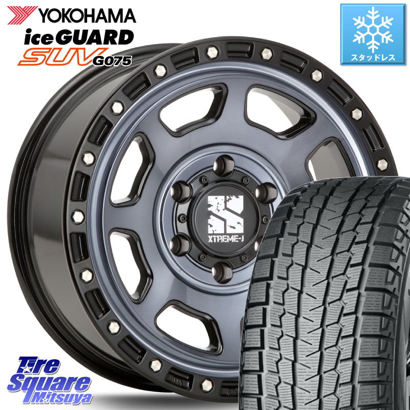 YOKOHAMA R1593 iceGUARD SUV G075 アイスガード ヨコハマ スタッドレス ミツヤ 265/70R17 MLJ XJ07 XTREME-J 6H IND エクストリームJ 17インチ 17 X 8.0J +20 6穴 139.7