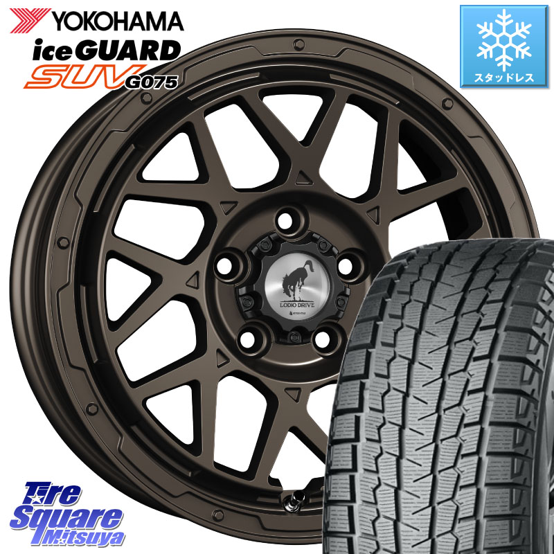 YOKOHAMA R1591 iceGUARD SUV G075 アイスガード ヨコハマ スタッドレス ミツヤ 245/70R16 SUPER STAR LODIO DRIVE ロディオドライブ 8M MONO モノ 16 X 7.0J +42 5穴 114.3