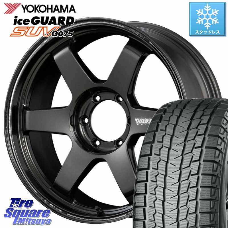 YOKOHAMA R4080 iceGUARD SUV G075 アイスガード ヨコハマ スタッドレス ミツヤ 275/55R20RAYS 【欠品次回3~4月】 ボルクレーシング TE37 ウルトラ ラージ PCD ホイール 20インチ 20X9.5J 0 6穴 139.7 ランドクルーザー プラド カスタムサイズ|タイヤスクエアミツヤ