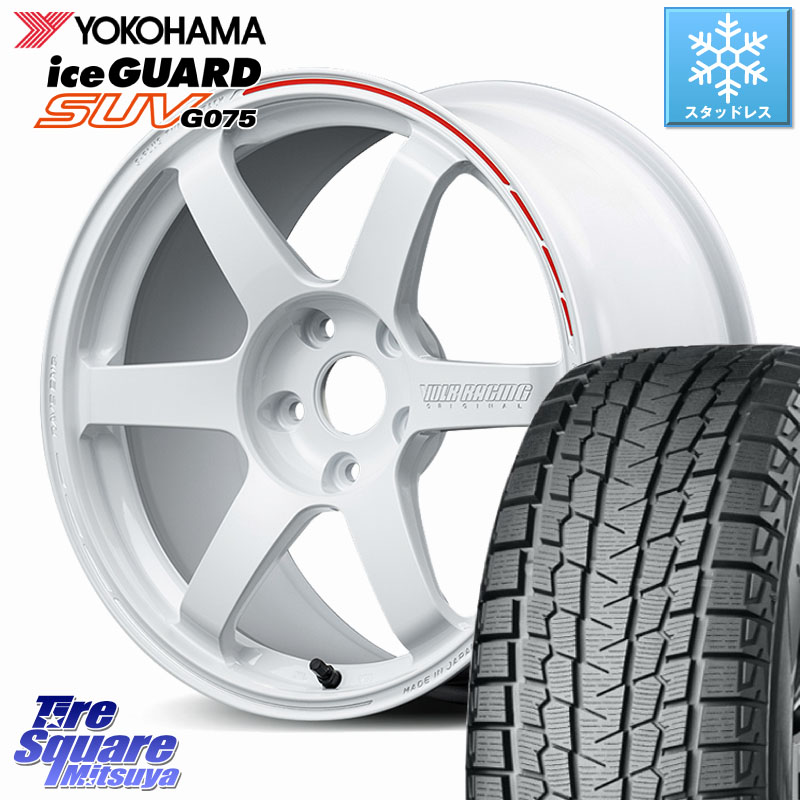 YOKOHAMA R1580 iceGUARD SUV G075 アイスガード ヨコハマ スタッドレス ミツヤ 225/60R17 RAYS 【欠品次回10~11月】 TE37 SAGA S-plus TIME ATTACK EDITION VOLK RACING 鍛造 ホイール 17インチ 17 X 7.5J(M14B) +45 5穴 114.3 レクサスLBX