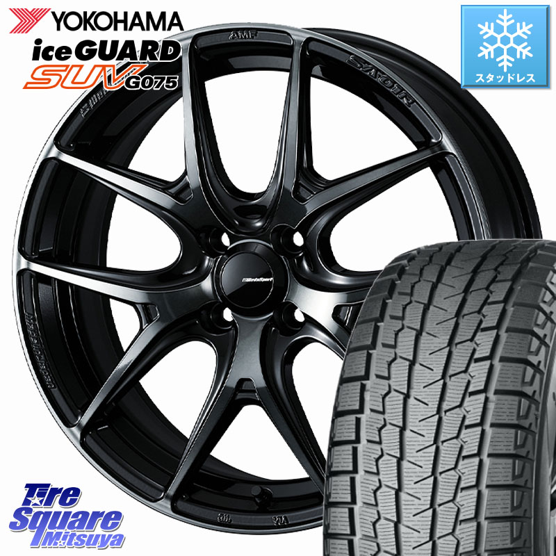 YOKOHAMA R1572 iceGUARD SUV G075 アイスガード ヨコハマ スタッドレス ミツヤ 215/70R16 WEDS WedsSport SA-01R ホイール 16インチ ウェッズ スポーツ 16 X 6.5J +42 4穴 100