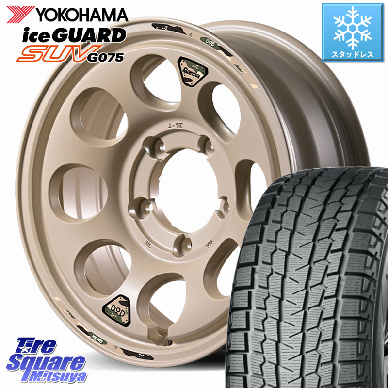 YOKOHAMA R1588 iceGUARD SUV G075 アイスガード ヨコハマ スタッドレス ミツヤ 225/70R16 MANARAY MID x DOD ウシャリン ※インセット-5 ホイール 16インチ 16 X 6.0J +0 5穴 139.7 ジムニー専用(要リフトアップ・オーバーフェンダー等) ジムニ－シエラ・ノマド(カスタ 103,565円