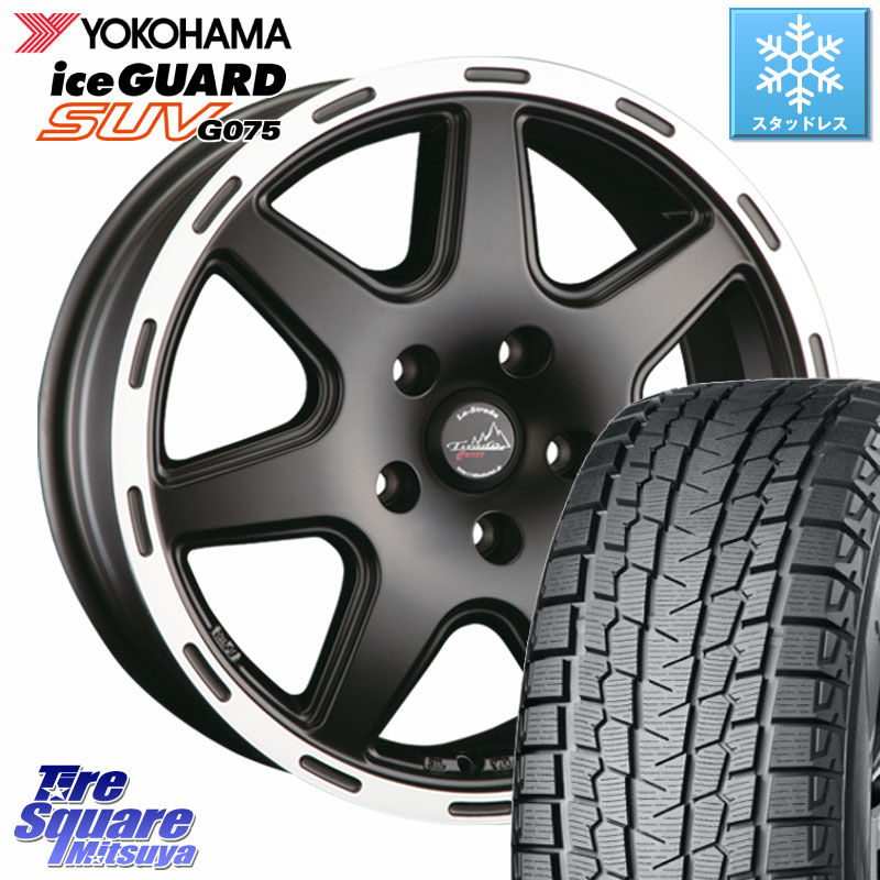 YOKOHAMA R1580 iceGUARD SUV G075 アイスガード ヨコハマ スタッドレス ミツヤ 225/60R17 阿部商会 TIRADO CROSS ホイール 17インチ 17 X 7.0J(US) +35 5穴 110 クライスラー ジープコンパス M624系 クライスラー Jeep Cherokee チェロキー KL系