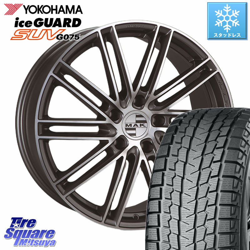YOKOHAMA R5888 iceGUARD SUV G075 アイスガード ヨコハマ スタッドレス ミツヤ 275/45R20阿部商会 MAK LEIPZIG ライプツィヒ ホイール 20インチ 20X9.0J(PORSCHE CAYENNE E3K) 50 5穴 130 ポルシェ カイエン｜タイヤスクエアミツヤ
