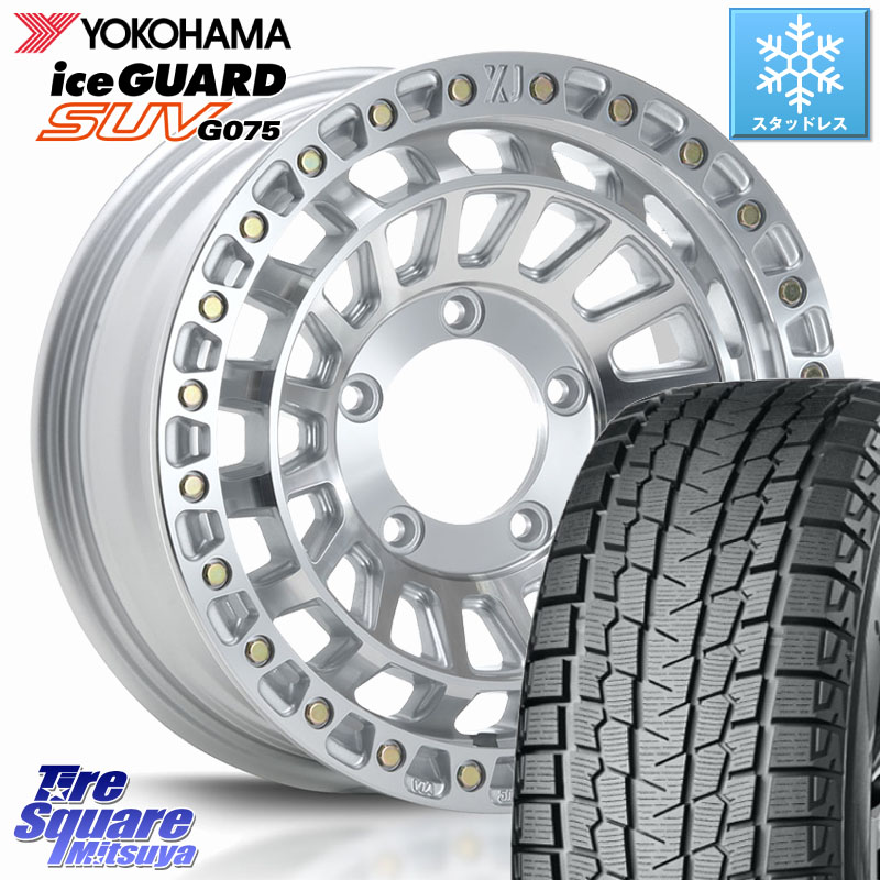 YOKOHAMA R1572 iceGUARD SUV G075 アイスガード ヨコハマ スタッドレス ミツヤ 215/70R16 MLJ XJ08 XTREME-J ホイール 16インチ 16 X 5.5J +20 5穴 139.7 ジムニー専用(要オーバーフェンダー等)