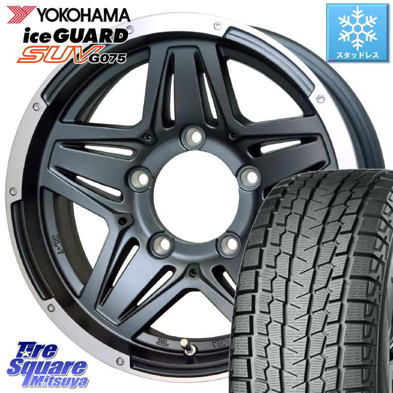 YOKOHAMA R1594 iceGUARD SUV G075 アイスガード ヨコハマ スタッドレス ミツヤ 235/70R16HotStuff マッドクロス JB-01 JB01 ホイール 16インチ 16X6.0J 0 5穴 139.7 ジムニー専用(要リフトアップ/オーバーフェンダー等) ジムニ&minus;シエラ/ノマド(カスタム) AZオフロード｜タイヤスクエアミツヤ 75,152円