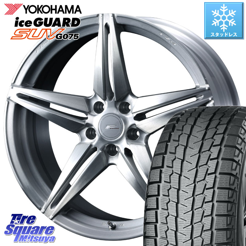 YOKOHAMA R2391 iceGUARD SUV G075 アイスガード ヨコハマ スタッドレス ミツヤ 255/45R20 WEDS F ZERO FZ-3 FZ3 鍛造 FORGED ホイール20インチ エフゼロ 20 X 8.5J +38 5穴 114.3 アウトランダーPHEV