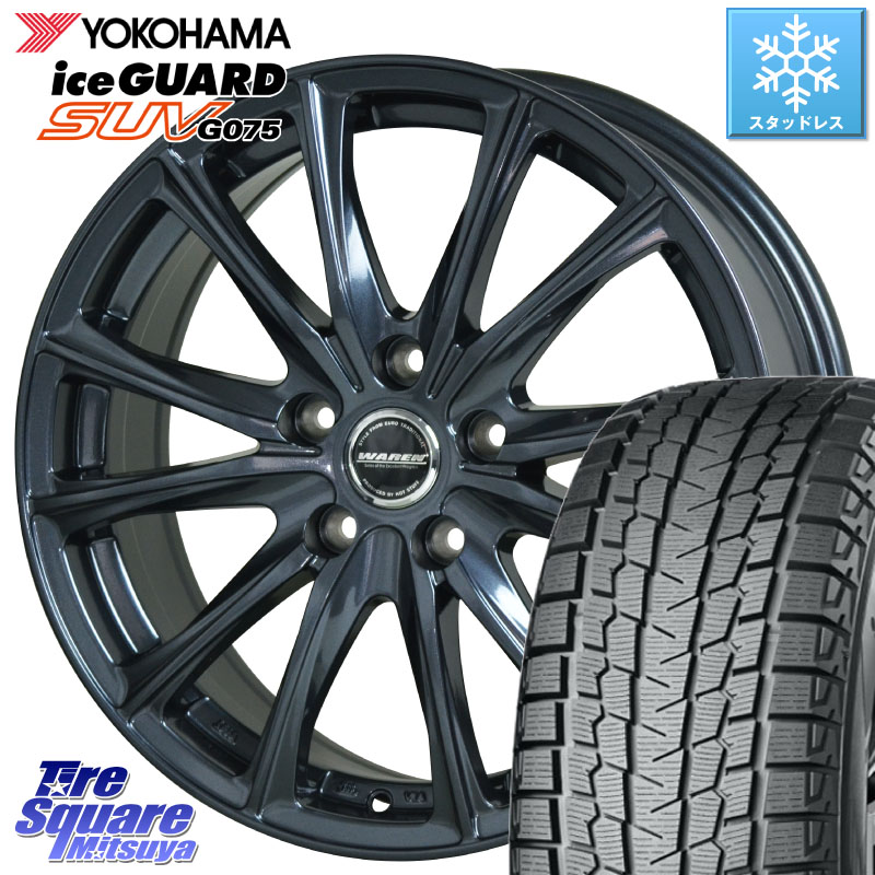 YOKOHAMA R1573 iceGUARD SUV G075 アイスガード ヨコハマ スタッドレス ミツヤ 175/80R15 HotStuff WAREN W05 ヴァーレン ホイール15インチ 15 X 6.0J +43 5穴 114.3 パジェロミニ